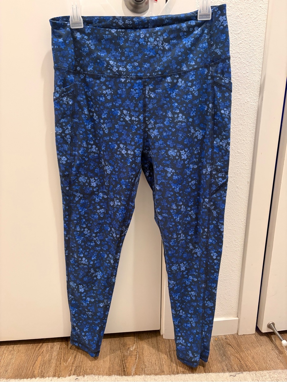 Laundry By Shelli Segal Blue Floral Kids Leggings